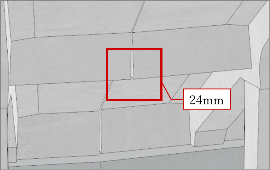 図－6 現場再現3Dモデル(横梁部)