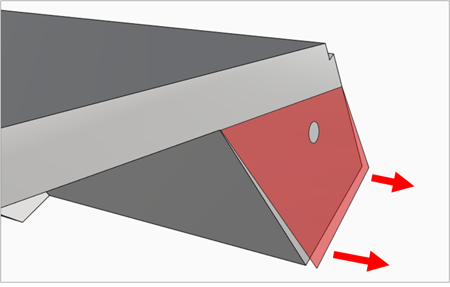 図－7 3D上における型枠面の調整